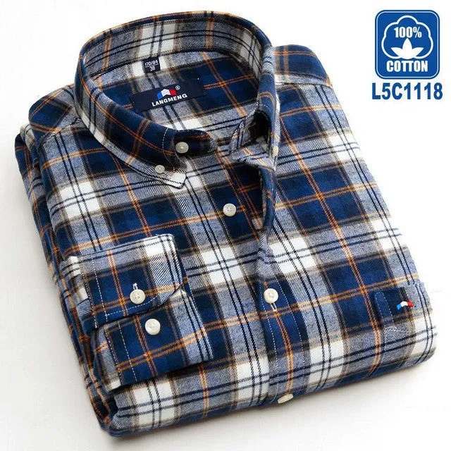 100% Cotton Hot Sale Spring Autumn Dress Shirts Long Sleeve.
