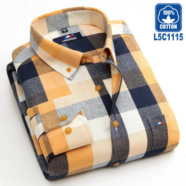 100% Cotton Hot Sale Spring Autumn Dress Shirts Long Sleeve.