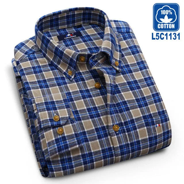 100% Cotton Hot Sale Spring Autumn Dress Shirts Long Sleeve.