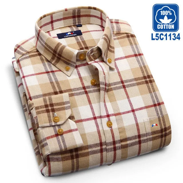 100% Cotton Hot Sale Spring Autumn Dress Shirts Long Sleeve.