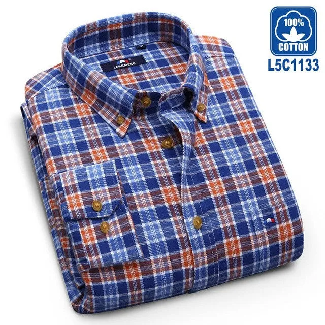 100% Cotton Hot Sale Spring Autumn Dress Shirts Long Sleeve.