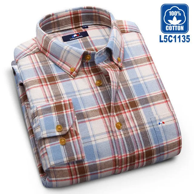 100% Cotton Hot Sale Spring Autumn Dress Shirts Long Sleeve.
