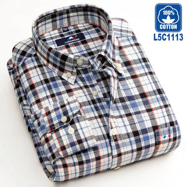 100% Cotton Hot Sale Spring Autumn Dress Shirts Long Sleeve.