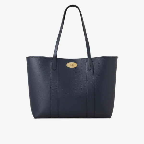 Bayswater Mulberry leather tote bag, night sky