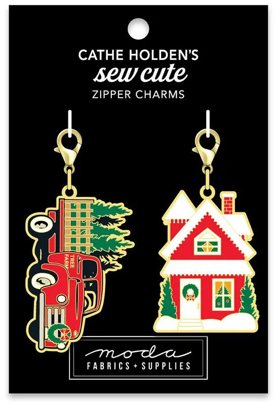Enamel Charm Zipper Pull - TRUCK & HOUSE
