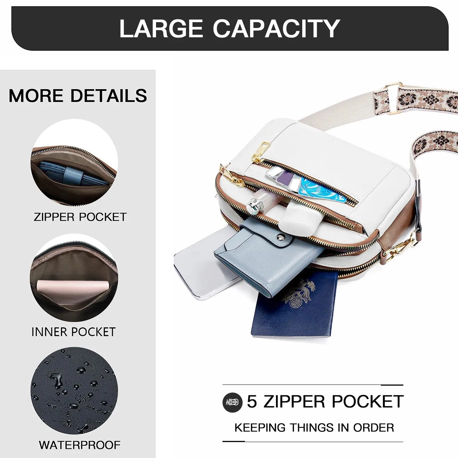 Handmade Colorful Straps Crossbody Leather Bags