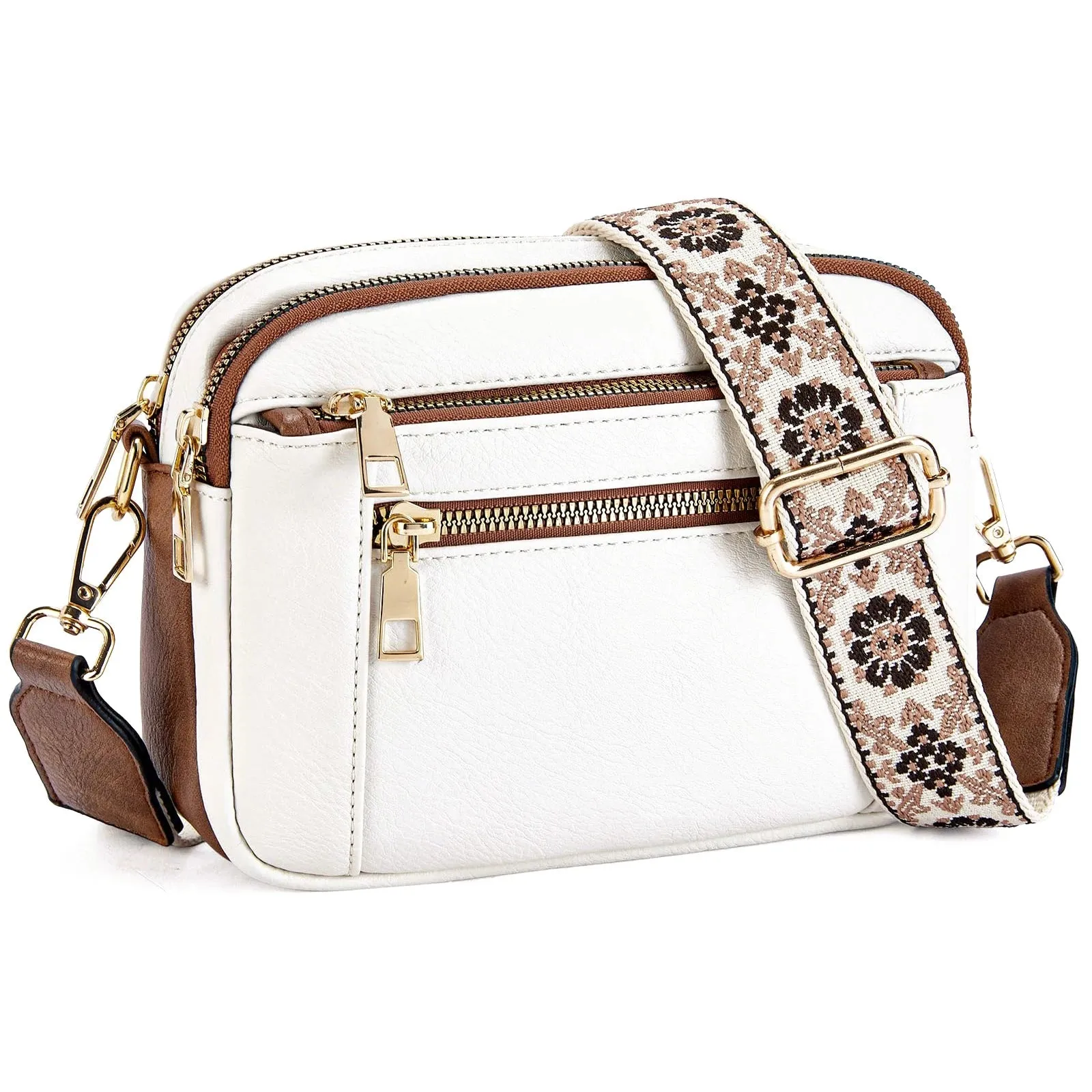 Handmade Colorful Straps Crossbody Leather Bags