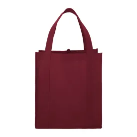Hercules Non-Woven Grocery Tote -Burgundy