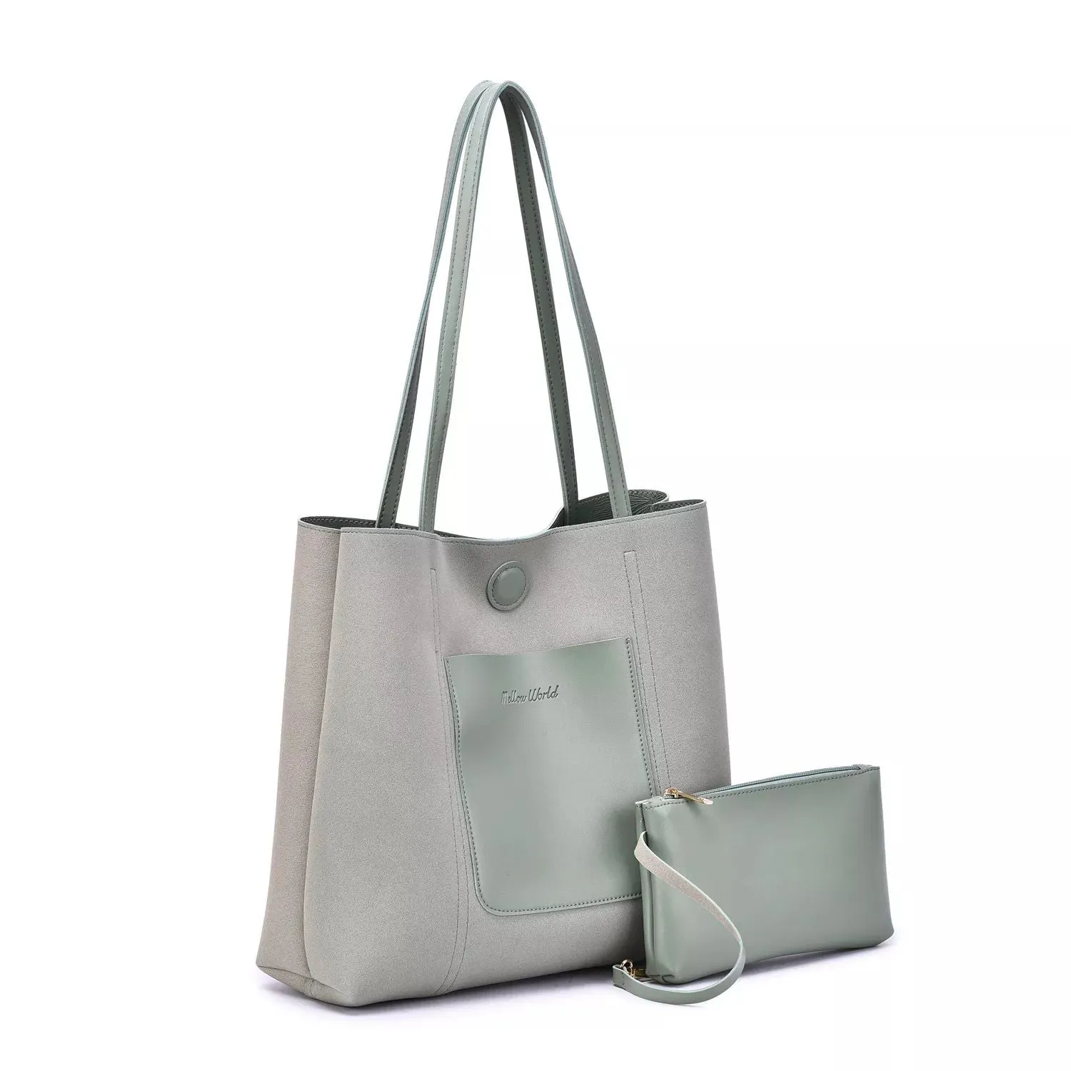 Large Mellow World Sadie Mellow World Tote Bag