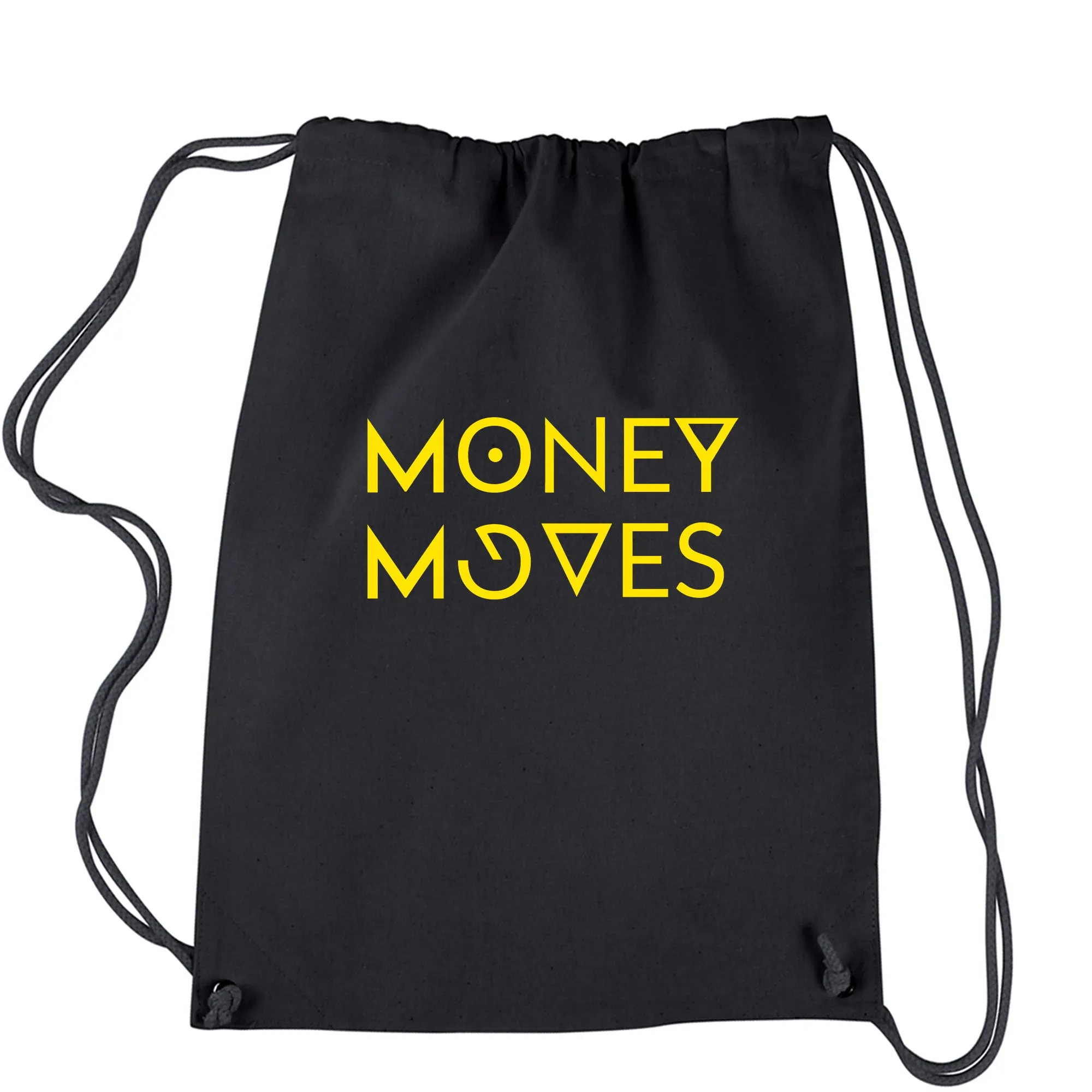 Money Moves Drawstring Backpack