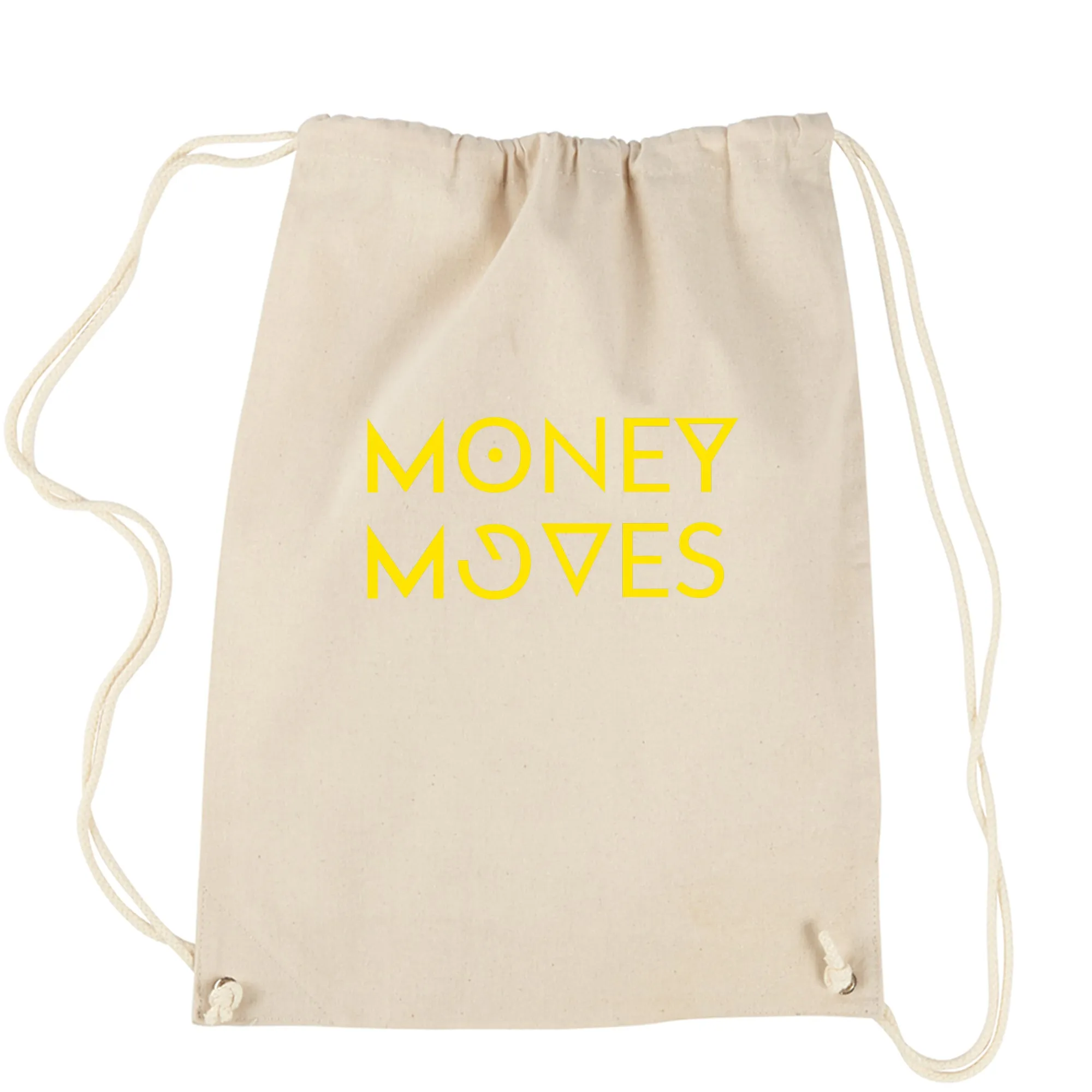 Money Moves Drawstring Backpack