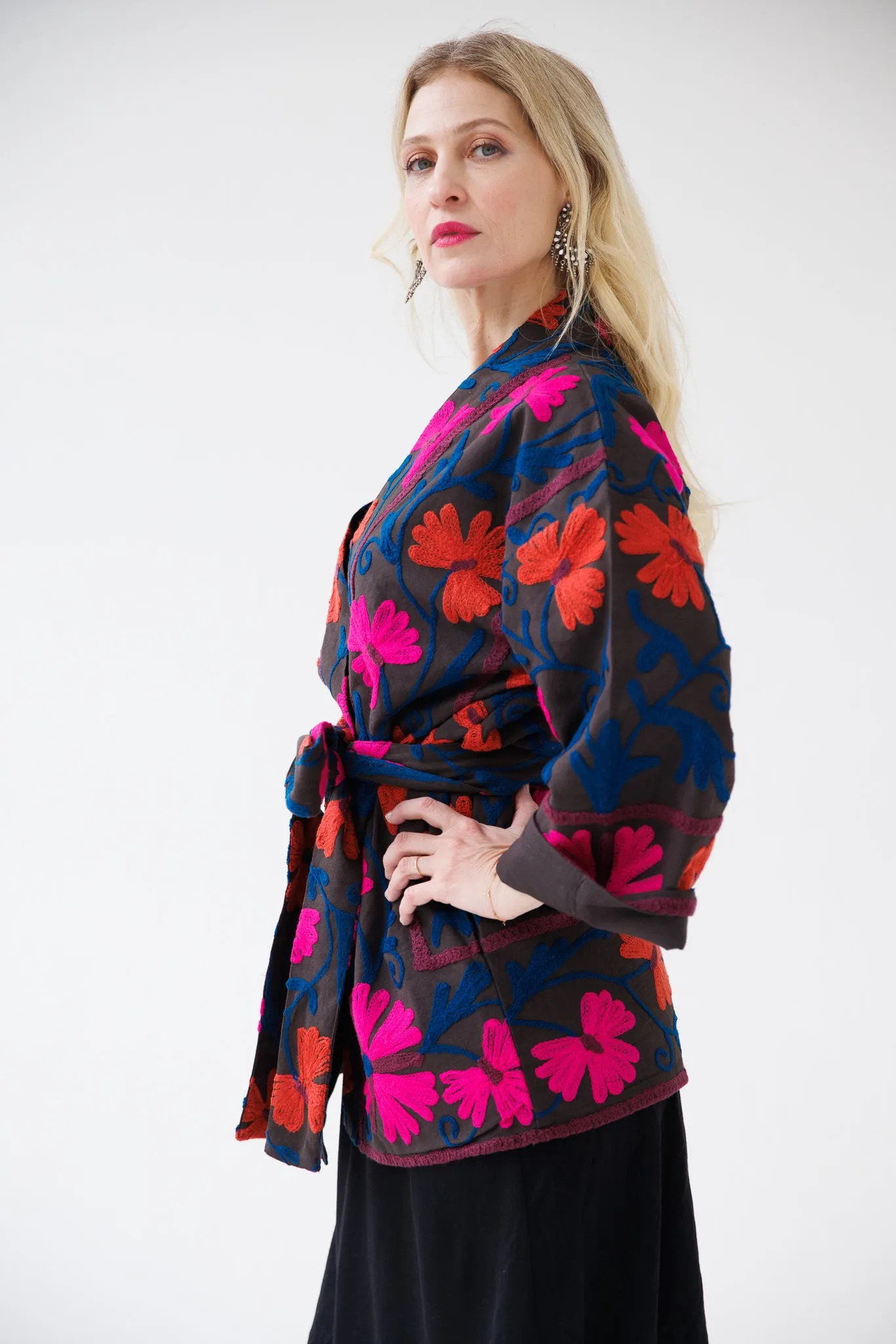 NEW! Suzani Jacket Scarlet