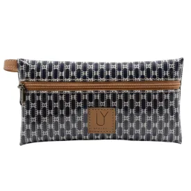 Stationery Pouch - African Tweed Navy