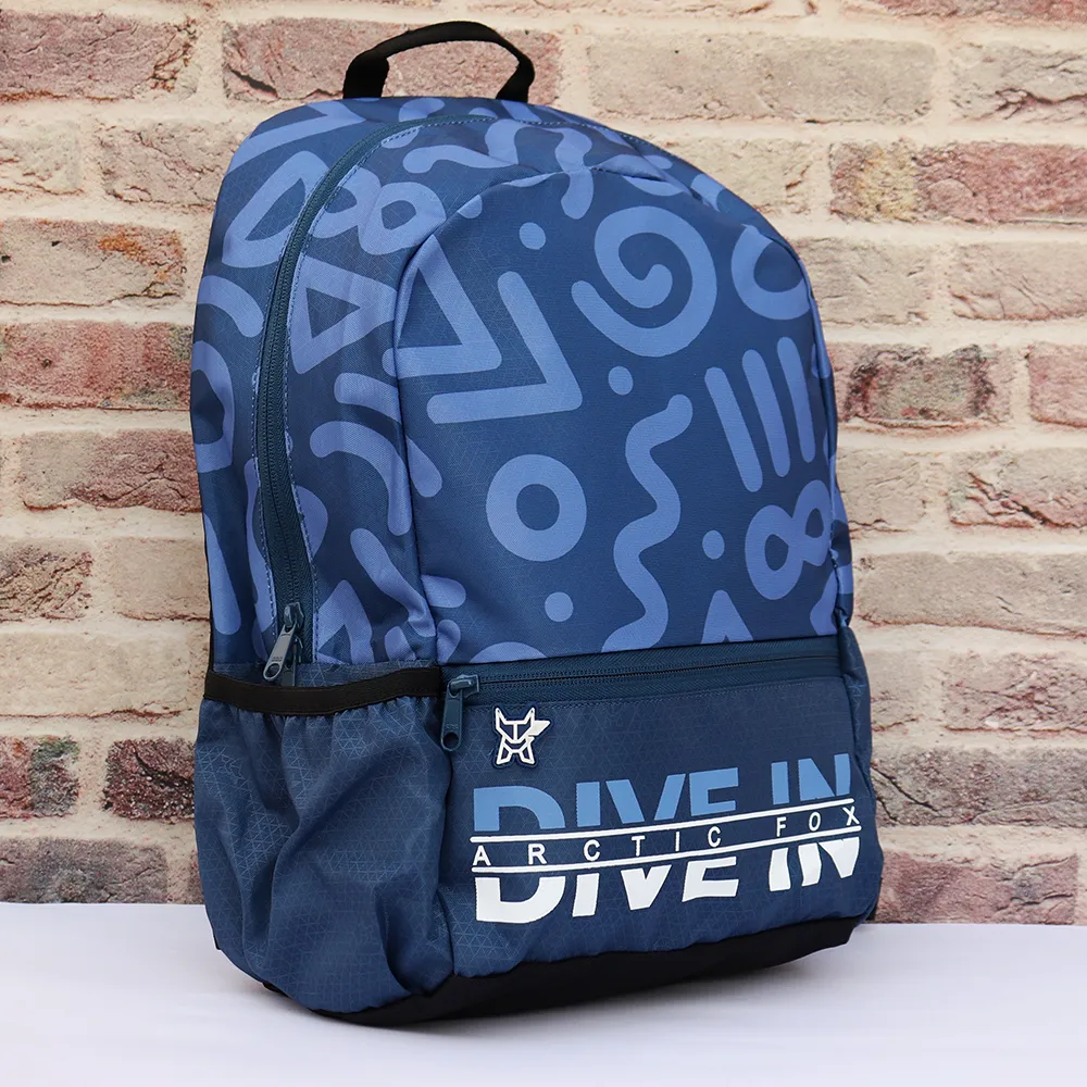 Stencil Backpack (Dark Denim)