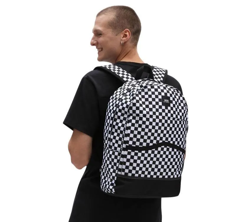 VANS CONSTRUCT SKOOL BLACKPACK-BLACK/WHITE/CHECK