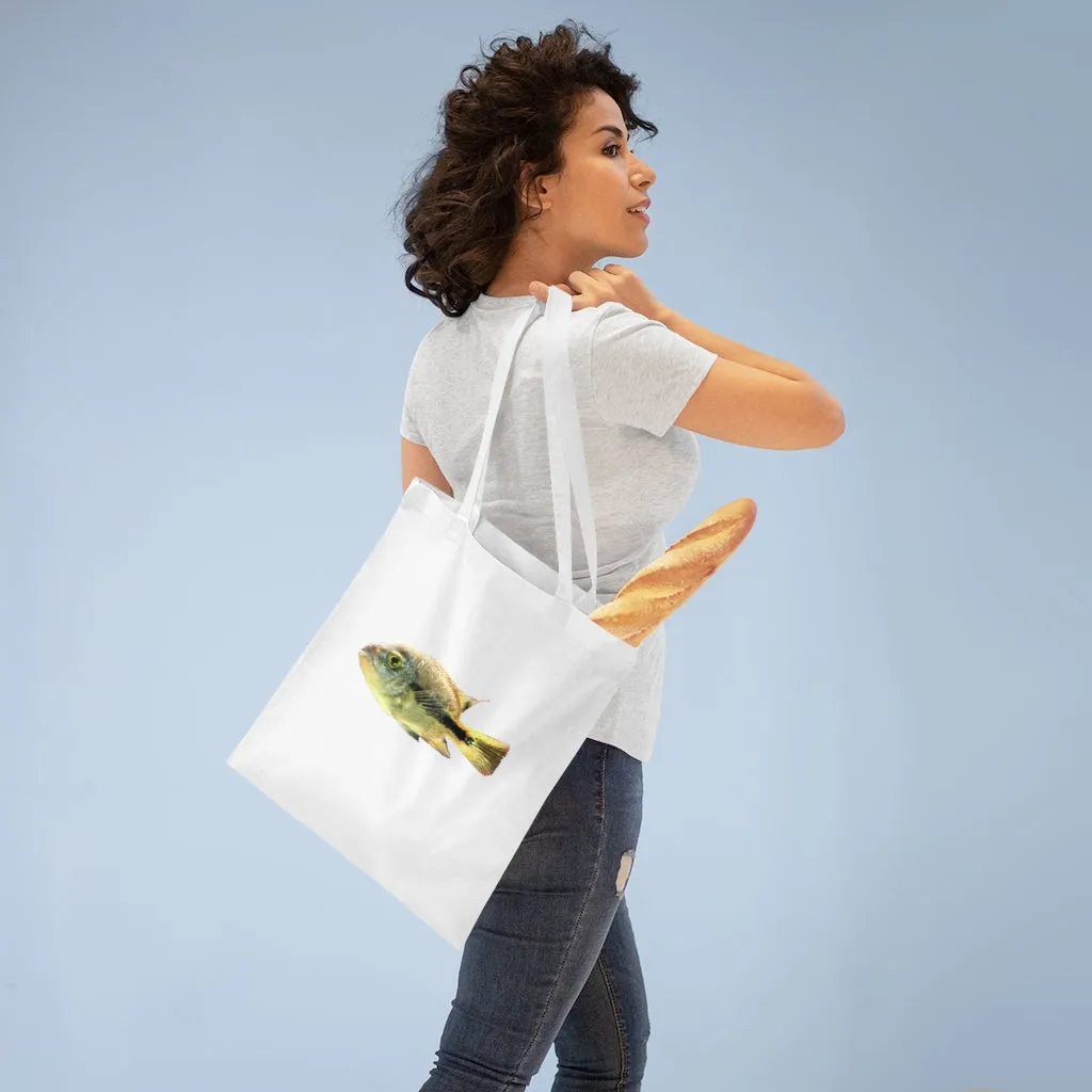 Yellow and Black Fish Tote Bag